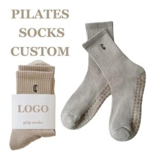 pilates grip socks anti slip pilates socks custom crew grip socks (复制)
