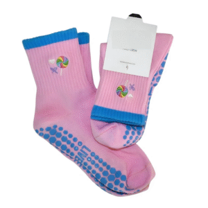 cute embroidered martini pilates yoga barre grip socks pilates grip socks (复制)