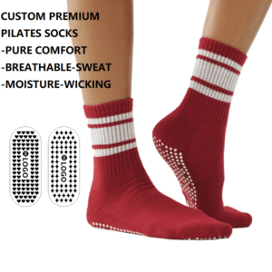 premium quality yoga pilates grip socks custom pilates grip socks (复制)