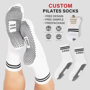 tax free fast delivery pilates grip socks crew grip socks pilates socks custom (复制)
