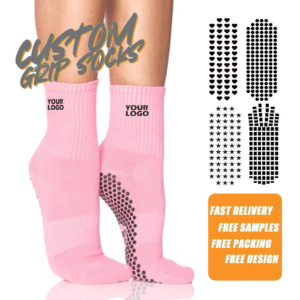 factory high quality wholesale grip socks cheap custom logo socks pilates yoga socks